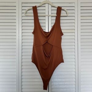 A&F Twist Front Cutout Tank Top Bodysuit